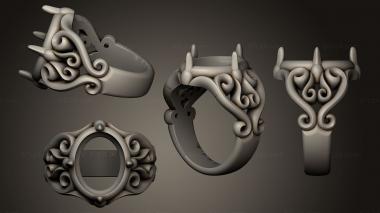 Jewelry rings Ring 005 3d model